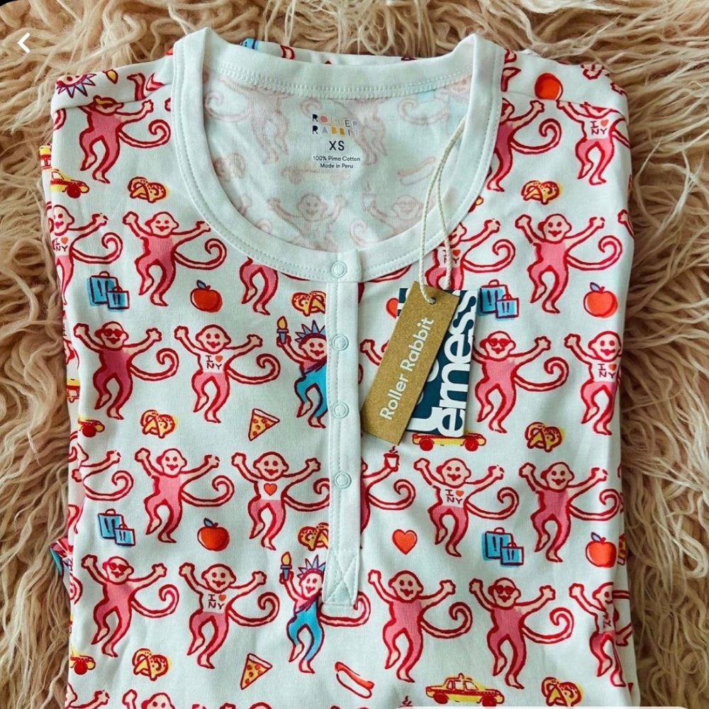 ISO Roller Rabbit New York print Pajamas